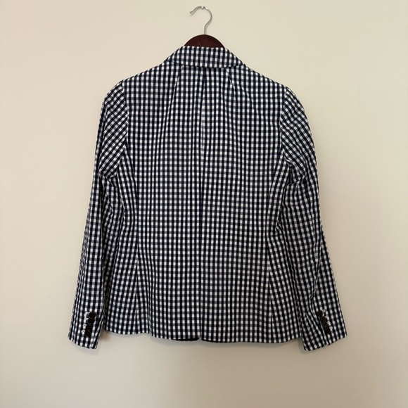 J. Crew Navy and White Checkered Blazer - Picture 11 of 15